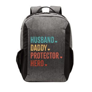 Husband Daddy Protector Hero Fathers Day camo Vector Backpack