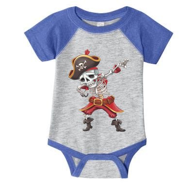 Halloween Dabbing Pirate Skeleton Funny Dab Funny Gift Infant Baby Jersey Bodysuit