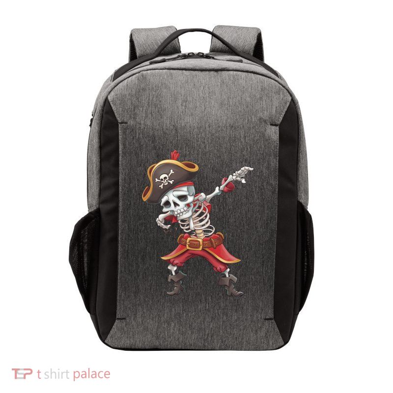 Halloween Dabbing Pirate Skeleton Funny Dab Funny Gift Vector Backpack
