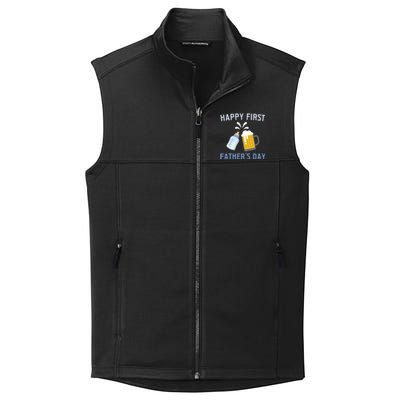 Husband Daddy Protector Hero Love Family Design Gift Collective Smooth Fleece Vest