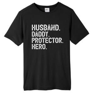 Husband Daddy Protector Hero Cool Gift Tall Fusion ChromaSoft Performance T-Shirt