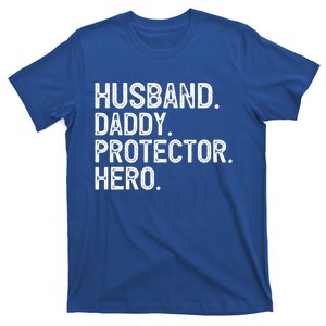 Husband Daddy Protector Hero Cool Gift T-Shirt