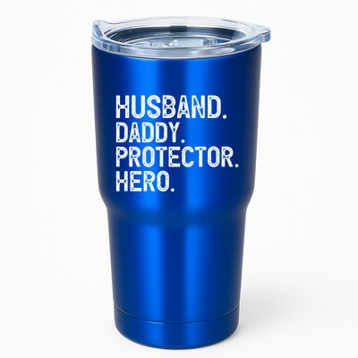 Husband Daddy Protector Hero Cool Gift Tumbler