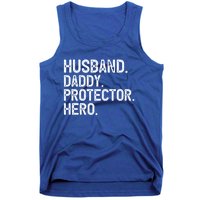 Husband Daddy Protector Hero Cool Gift Tank Top