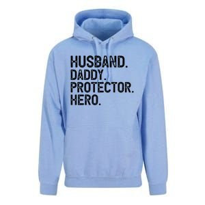 Husband Daddy Protector Hero Cool Gift Unisex Surf Hoodie