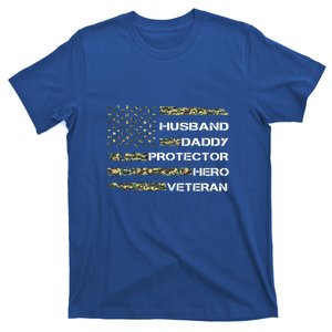 Husband Daddy Protector Hero Veteran Cool Gift T-Shirt