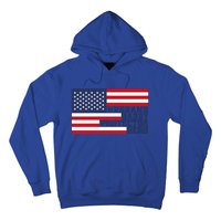 Husband Daddy Protector Hero Flag Patriotic Dad Cute Gift Hoodie