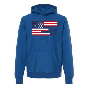 Husband Daddy Protector Hero Flag Patriotic Dad Cute Gift Premium Hoodie