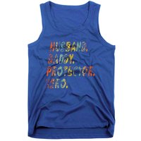 Husband Daddy Protector Hero Vintage Design Funny Gift Tank Top