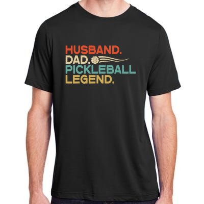 Husband Dad Pickleball Legend Father's Day Adult ChromaSoft Performance T-Shirt