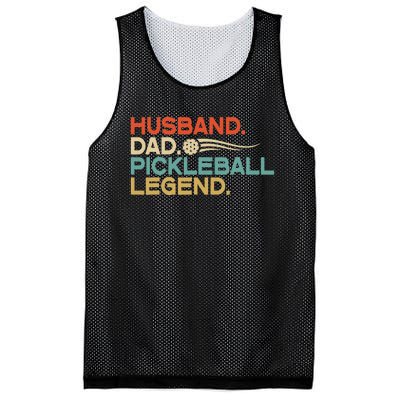 Husband Dad Pickleball Legend Father's Day Mesh Reversible Basketball Jersey Tank