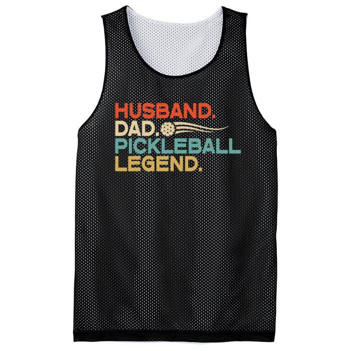 Husband Dad Pickleball Legend Father's Day Mesh Reversible Basketball Jersey Tank