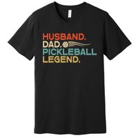 Husband Dad Pickleball Legend Father's Day Premium T-Shirt