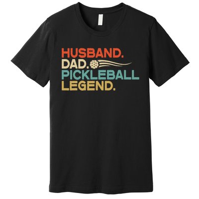 Husband Dad Pickleball Legend Father's Day Premium T-Shirt