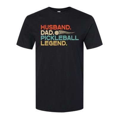 Husband Dad Pickleball Legend Father's Day Softstyle CVC T-Shirt