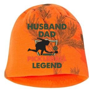 Husband Dad Pickleball Legend Gift For Pickleball Fan Sport Kati - Camo Knit Beanie