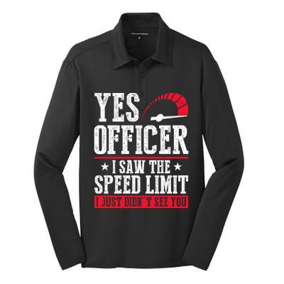 Humor Driver Police Mechanic Meaningful Gift Car Mechanics Meaningful Gift Silk Touch Performance Long Sleeve Polo