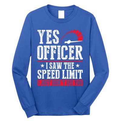 Humor Driver Police Mechanic Meaningful Gift Car Mechanics Meaningful Gift Long Sleeve Shirt