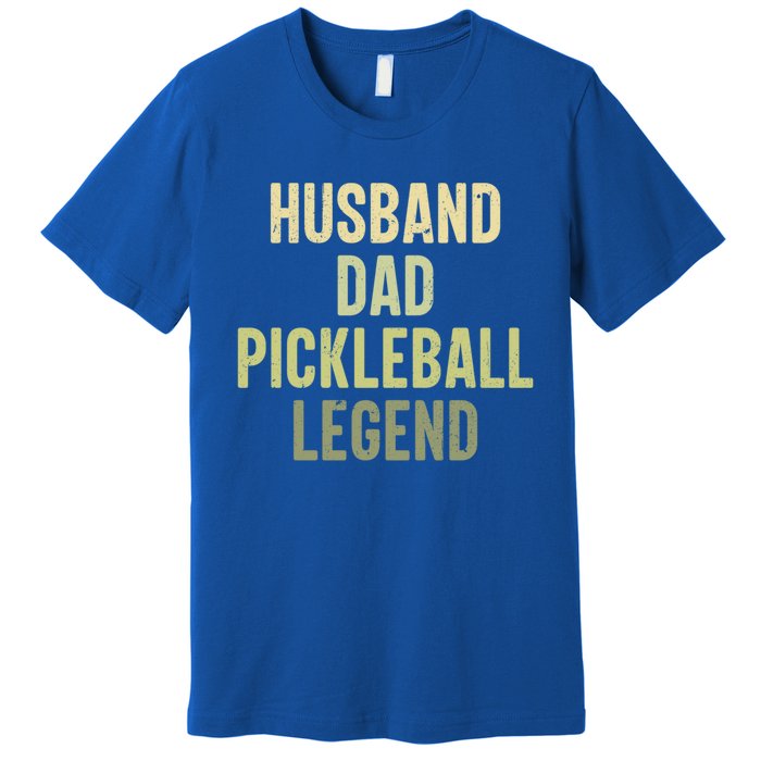 Husband Dad Pickleball Legend Player Pickleball Dad Gift Premium T-Shirt