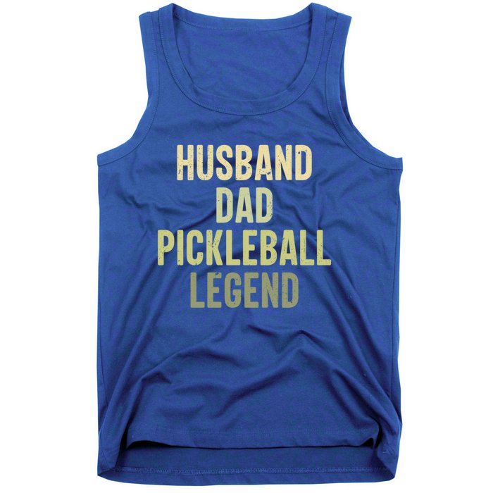 Husband Dad Pickleball Legend Player Pickleball Dad Gift Tank Top