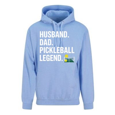 Husband Dad Pickleball Legend Funny FatherS Day Gift Unisex Surf Hoodie