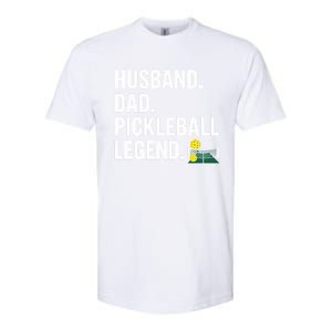 Husband Dad Pickleball Legend Funny FatherS Day Gift Softstyle CVC T-Shirt