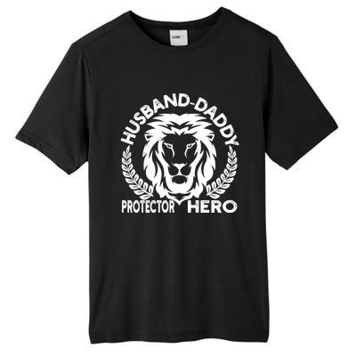 Husband Daddy Protector Hero Meaningful Gift Tall Fusion ChromaSoft Performance T-Shirt