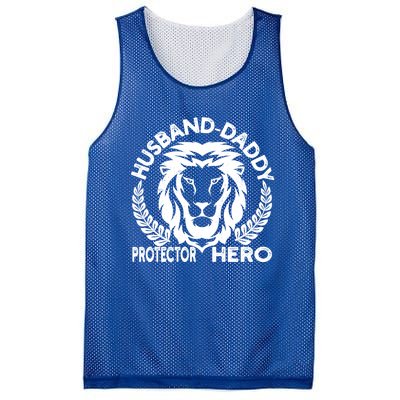 Husband Daddy Protector Hero Meaningful Gift Mesh Reversible Basketball Jersey Tank