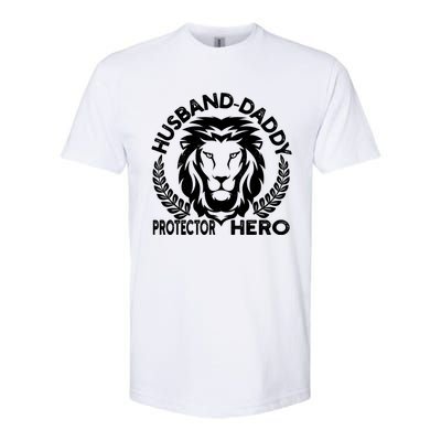 Husband Daddy Protector Hero Meaningful Gift Softstyle CVC T-Shirt