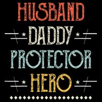 Husband Daddy Protector Hero Best Dad Fathers Day Gift Zip Tote Bag