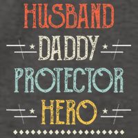 Husband Daddy Protector Hero Best Dad Fathers Day Gift Vector Backpack