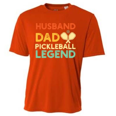 Husband Dad Pickleball Legend Gift FatherS Day Pickleball Gift Cooling Performance Crew T-Shirt