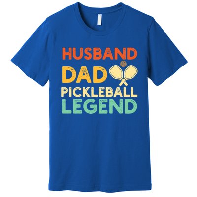 Husband Dad Pickleball Legend Gift FatherS Day Pickleball Gift Premium T-Shirt