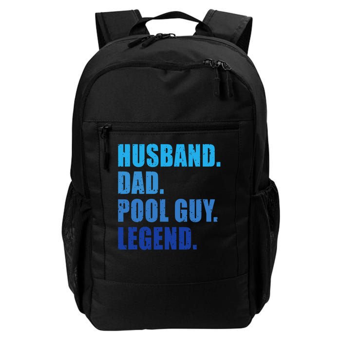 Husband Dad Pool Guy Legend Funny Men Backpack
