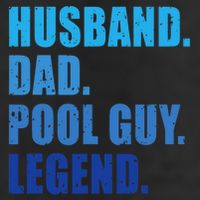 Husband Dad Pool Guy Legend Funny Men 15oz Campfire Ceramic Mug