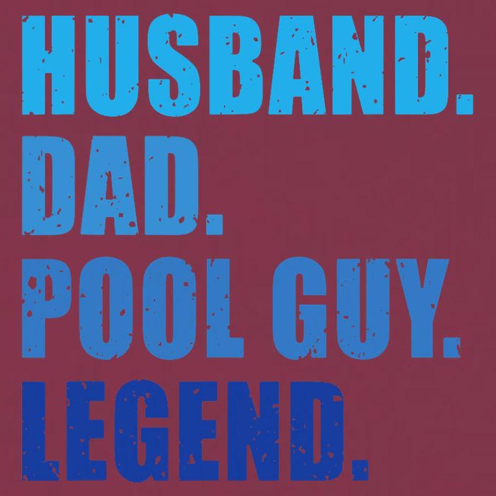 Husband Dad Pool Guy Legend Funny Men 16oz Travel Tumbler