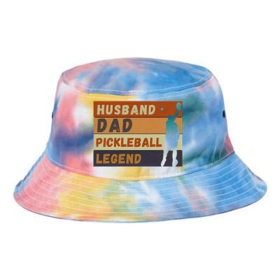 Husband Dad Pickleball Legend Vintage FatherS Day Meaningful Gift Tie Dye Newport Bucket Hat