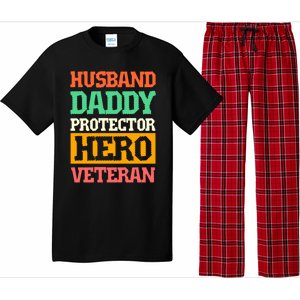 Husband Daddy Protector Hero Veteran Gift Pajama Set