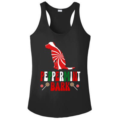 Harrier Dog Peppermint Bark Christmas Meaningful Gift Ladies PosiCharge Competitor Racerback Tank