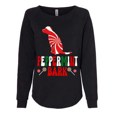 Harrier Dog Peppermint Bark Christmas Meaningful Gift Womens California Wash Sweatshirt