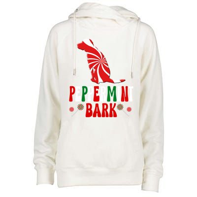 Harrier Dog Peppermint Bark Christmas Meaningful Gift Womens Funnel Neck Pullover Hood