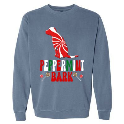 Harrier Dog Peppermint Bark Christmas Meaningful Gift Garment-Dyed Sweatshirt