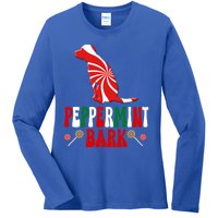 Harrier Dog Peppermint Bark Christmas Meaningful Gift Ladies Long Sleeve Shirt