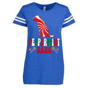 Harrier Dog Peppermint Bark Christmas Meaningful Gift Enza Ladies Jersey Football T-Shirt