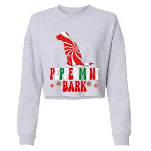 Harrier Dog Peppermint Bark Christmas Meaningful Gift Cropped Pullover Crew