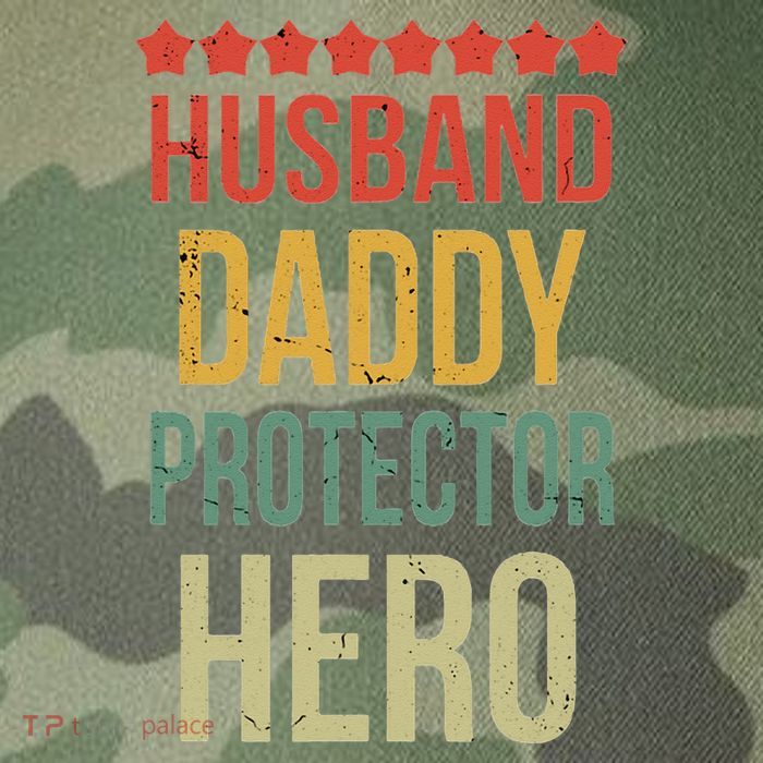 Husband Daddy Protector Hero Legacy Tie Dye Trucker Hat