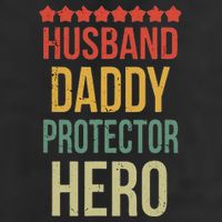 Husband Daddy Protector Hero Cool Comfort Performance Bucket Hat