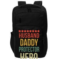 Husband Daddy Protector Hero Impact Tech Backpack