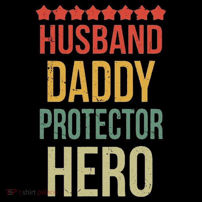 Husband Daddy Protector Hero Button