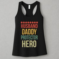 Husband Daddy Protector Hero Womens Tank Top